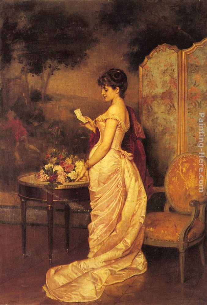 Auguste Toulmouche The Love Letter